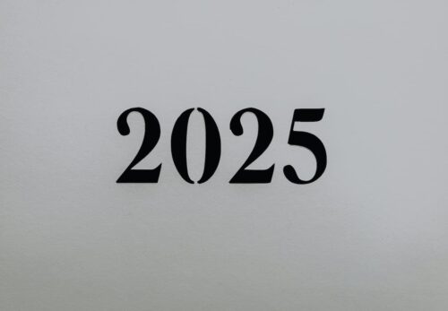 Le chiffre 2025 pour la nouvelle année 2025.