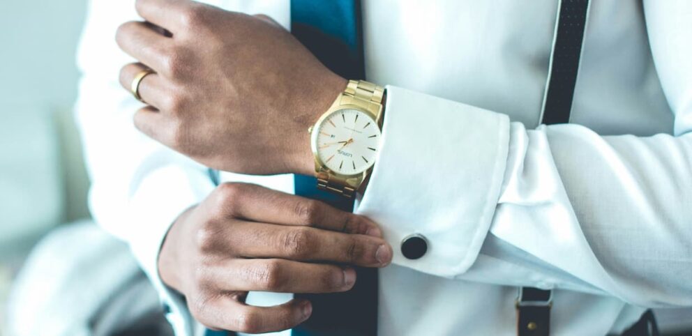 Le Diable sous les traits d'un riche homme d'affaires.