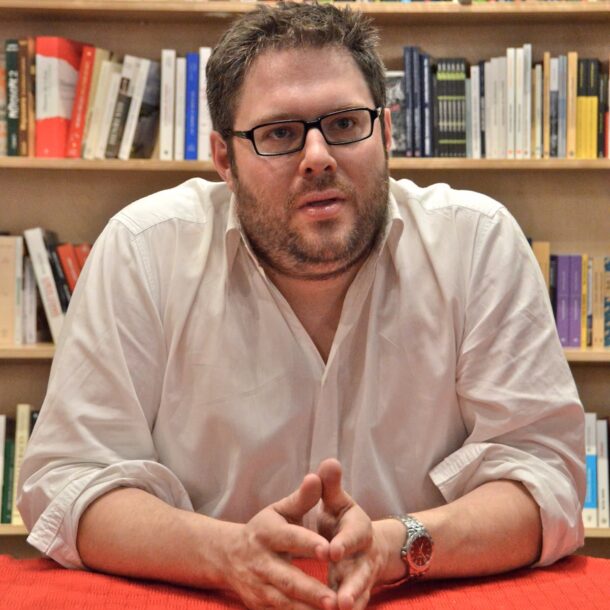 Mathieu Bock-Coté, personnage influent dans les médias.