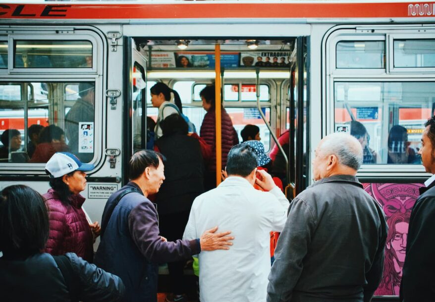 La vignette pour le blogue la politesse dans les transports publics.